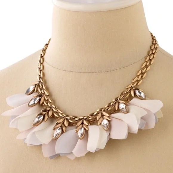 Stella & Dot | Versatile Crystal Encrusted Birdie Feather Statement Neck… - Picture 4 of 16